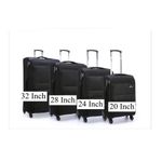 product_image_name-Generic-1 Piece Of 20 Inch Large Capacity Check-in Suitcase Wear Resistant Travel Suitcase Expandable Luggage Four Wheels Omni-directional Wheel- Multicolor-4