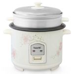 product_image_name-Saachi-1.8 Litre Rice Cooker With Steamer Pan -Multi-Colours.-1