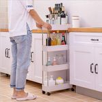 product_image_name-Generic-4 Layer Plastic Kitchen Storage Trolley Rack with Caster Wheels, Rolling Utility Cart Slide Out Storage Shelves Space Saving Home Storage Organizer Racks-6