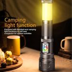 product_image_name-Generic-C20 Led Torch Light High Power Long Distance Rechargeable Powerful Bright Flash Light Torch 6-8 Hrs Work time - Long Range Beam,Waterproof,Aluminium Body(Black) (Large)-3