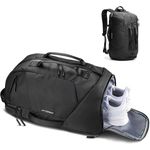 product_image_name-Generic-Sports Bag with Backpack Function - Black-1