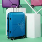 product_image_name-Generic-28 inch, 75cm  Hard-Sided Polypropylene Check-in Luggage Travel Suitcases- Multicolor-3