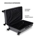 product_image_name-Generic-28 inch, 75cm  Hard-Sided Polypropylene Check-in Luggage Travel Suitcases- Multicolor-4