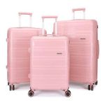 Good Partner A Set Of 3 In 1 Pure Rubber Unisex Strong Material Durable Double Zipper Extremely Durability Anti-thfety zip 8-wheel