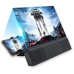 product_image_name-Generic-12'' 3D Mobile Phone Screen Magnifier Amplifier With Bluetooth Speaker, Black..-1