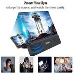product_image_name-Generic-12'' 3D Mobile Phone Screen Magnifier Amplifier With Bluetooth Speaker, Black..-7