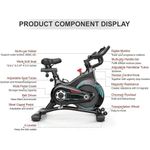 product_image_name-Generic-Upright Bike Series - Magnetic Resistance Exercise Bikes, Belt Drive Workout Bike, Quiet Fitness Indoor Cycling Exercise Bike, Indoor Cycling Workout Bike, Indoor Cycling Bike Stationary, Spin Bikes - Black-5