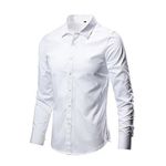 product_image_name-Fashion-Pack Of 2 Men's Shirts - Blue,White-2