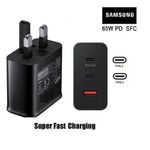 product_image_name-Other-Samsung Original 65W Twin Pd,USB Phone Charger With C To C Cable,-2