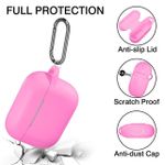 product_image_name-Generic-Hamile Silicone Cases with Keychain Accessories for Apple Airpod Pro 2 - Pink-5