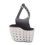 product_image_name-Generic-Kitchen Sink Hanging Soap Dish,Sponge Drainer Storage Basket Holder,Cream.-1