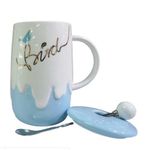 product_image_name-Generic-Vintage Breakfast Tea Cup Gift Set With Spoon - Multicolor-2