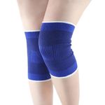 Pair Of  Knee Elastic Brace - Blue 