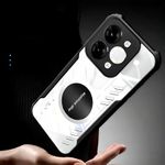 product_image_name-Generic-For itel A90 4G Magnetic Cooling Phone Case Airbag Drop Resistant Acrylic Case-2