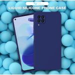 product_image_name-Generic-Silicone Soft Back Cover Case for Samsung Galaxy A12 ,M12,F12 (Blue)-3