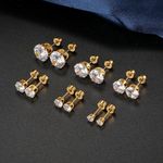 product_image_name-Earing-Solitaire Round Cut Diamond Screw Back Stud Earrings For Ladies -5