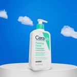 Cera Ve DEVELOPEO WITR DERMATOLOGISTS Foaming Facial Cleanser For Normal to Oily Skin Cleanses & removes olt without disrupting the protective skin barrier Wien Sessentral ceramipes, racinamide & hyakurgnic acid OIL CONTROL 8 FL. OZ (237 ml