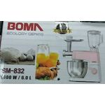 product_image_name-Boma-6Litre 5 IN 1 Stand Mixer 16000W Tilt-Head Multifunctional Electric Mixer with Stainless Steel Bowl, Beater, Hook, Whisk, Meat Grinder, Juice Blender with  Glass Jar Dishwasher Safe - Multicolor-4