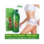 Aichun Beauty 3 Days Powerful Slimming Anti Cellulite Tummy Trimmer Weight Loss Management Green Tea Cream 200ml - Green