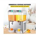 product_image_name-Generic-Electric 18*2 Litres'' 2 Tap Juice Dispenser - White-2