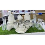 Complete Large Dinnerware Set – All-in-One Elegance for Every Meal