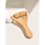 product_image_name-Generic-Lightweight Wooden 1pc Gua Sha And Face Roller, Multi-Functional Facial Massager, Soft Tissue-1