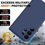 product_image_name-Generic-Samsung Galaxy S22 Ultra Silicone Case - Blue-2