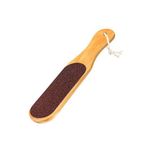 Wooden foot file dead skin scrubber