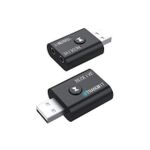 product_image_name-Generic-Bluetooth 5.0 Audio Receiver Transmitter 2 IN 1 RCA 3.5mm USB - Black-1