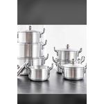 Heavy Non-Stick Cooking Pots. Silver