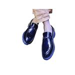 product_image_name-Generic-Men's Shiny Shoe With Good Quality Leather & Rubber Sole - Black-1