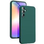 product_image_name-Generic-Samsung Galaxy A35 5G Case, Soft TPU Liquid Silicone Case, Shockproof Rubber Silicone Gel, Case -Green-1