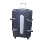 Dfavors A Vintage Big Size Suitcase Size 32,It Carrie's 28-45Kgs, It's Strong Pure Cloth It's 4-Wheels It Has Good Material -Black
