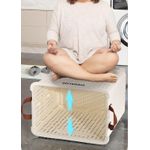 product_image_name-Generic-Earwig Laundries Storage Container With Wheels Dirty Clothes Hamper Plastic Laundry Basket Foldable Toy Storage Cart Clothes Dirty Collapsible Laundry Storage Basket-8