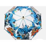 product_image_name-Generic-Auto Open Straight Kids Umbrella  With Folding Handle For Toddlers Boys Girls Windproof Fibre Rods -6