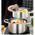 product_image_name-Generic- Stainless Steel Tier Steamer & Riveted Handles Multipurpose Steaming Pot Cooking Tool for Vegetable-1