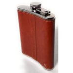 product_image_name-Other-Stainless Steel With  Leather Whiskey Flask - Brown-2