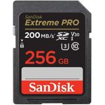 product_image_name-Generic-Sandisk 256GB Extreme PRO SDXC UHS-I Memory Card - C10, U3, V30, 4K UHD, SD Card - SDSDXXD-256G-GN4IN, Dark gray/Black -1