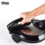 product_image_name-Dsp-Non Stick Chapatti Roti Tortilla Pizza Maker Plate- Black-3