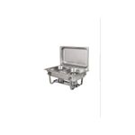 Chafing Dish Stainless Steel Food Warmer 11 Litres Double -Silver