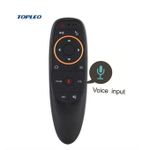 product_image_name-Generic-Revolutionize Your Viewing Experience: G10S Voice Air Mouse Remote Control For Android TV, TV Stick And TV Box- Air Remote- Black-1