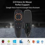 product_image_name-Generic-Revolutionize Your Viewing Experience: G10S Voice Air Mouse Remote Control For Android TV, TV Stick And TV Box- Air Remote- Black-4