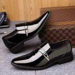 product_image_name-Fashion-Male Formal Glossy Tassel Brogue Shoes Loafers & Slip-ons Formal Black-3