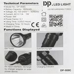 product_image_name-Dp-Portable Rechargeable Flashlight Torch - Black-7