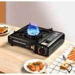 Outdoor gas stove portable  hot pot outdoor barbecue stove