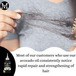product_image_name-Mekis-100% Avocado Oil(Crude)-60ml,Support Softer,Smoother Skin,Promote Hair Growth & Collagen Production-5