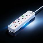 product_image_name-Generic-LEDON 2500W, 10A, 250V~, 1.5m Cable, Home Use Extension Cords with Safety Shutter and High Temperature Resistance-2