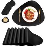 product_image_name-Generic-Modern Asymmetrical Faux Leather Placemat and Coaster Set (6-Pack-1