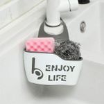 product_image_name-Generic-Kitchen Sink Caddy Sponge Holder Silicone Plastic Soap Holder -Multicolor-2