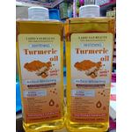 LAIOU YAN BEAUTY Tumeric oil  4×Super whiteningfor face and body Corrector Oil-1000ml